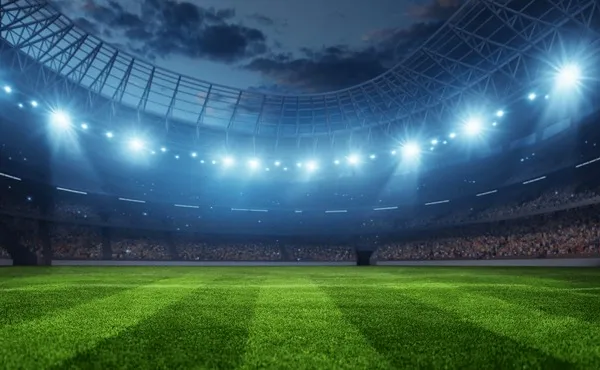 开云体育英超球场夜景灯光璀璨全景